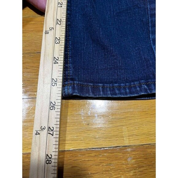 Kensie Jeans Womens 10 Effortless Ankle Blue Mid Rise Distressed Denim Festival - Picture 7 of 9